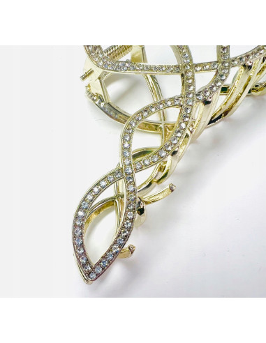 Klamra do włosów z kamieniami zdobiona Lolita...