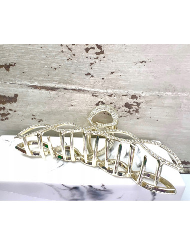 Klamra do włosów z kamieniami zdobiona Lolita...