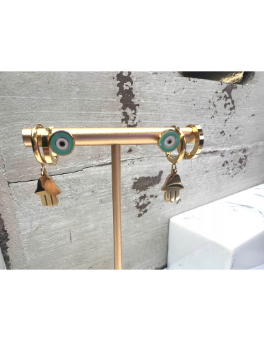 Kolczyki stal chirurgiczna Zestaw 3 komplety...