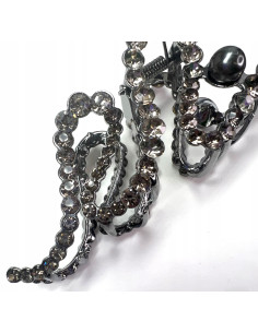 Klamra szczękowa z cyrkoniami srebrna Lolita Accessories... 2