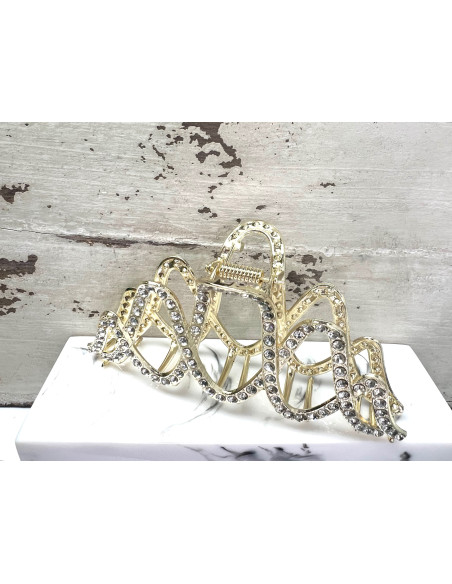 Klamra z cyrkoniami bogato zdobiona Lolita Accessories