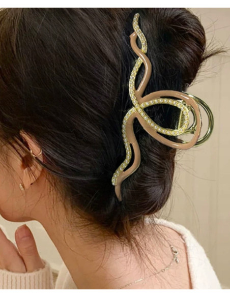 Klamra z cyrkoniami bogato zdobiona Lolita Accessories