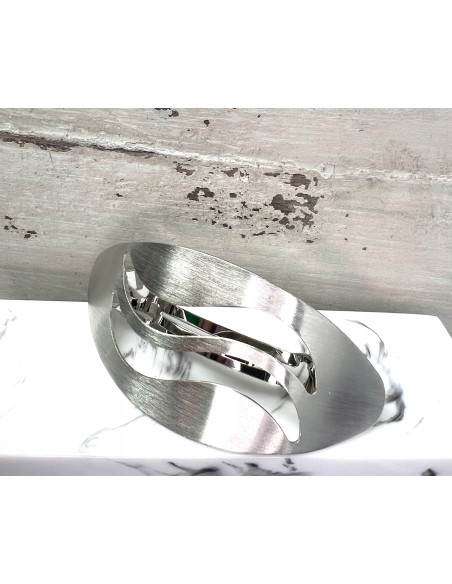 Klamra Francuska Klasyczna srebrna Lolita Accessories