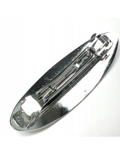 Klamra Francuska Klasyczna srebrna Lolita Accessories 2