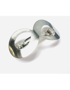 Klamra Francuska Klasyczna srebrna Lolita Accessories 2