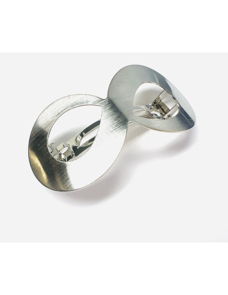 Klamra Francuska Klasyczna srebrna Lolita Accessories