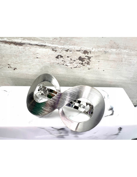 Klamra Francuska Klasyczna srebrna Lolita Accessories