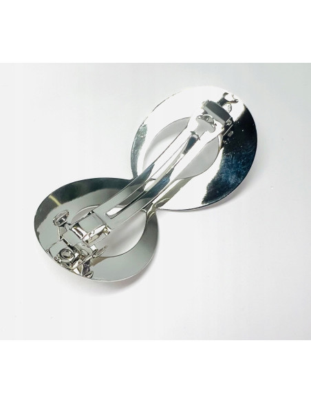 Klamra Francuska Klasyczna srebrna Lolita Accessories