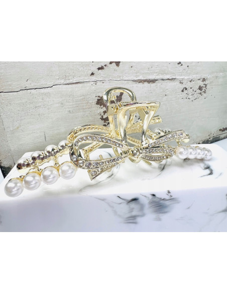 Klamra z cyrkoniami bogato zdobiona Lolita Accessories