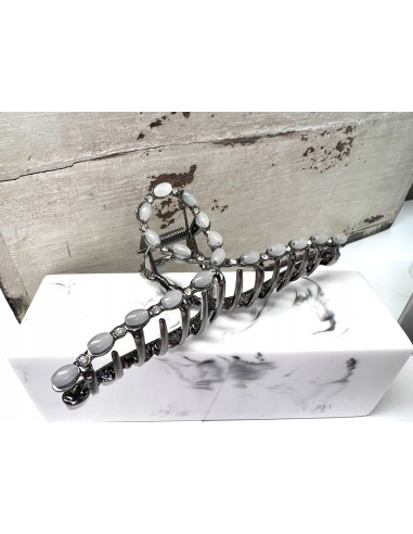 KLAMRA SZCZĘKOWA DO WŁSÓW BOGATO ZDOBIONA...