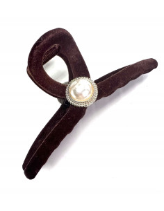 Klamra do włosów brązowa Lolita Accessories