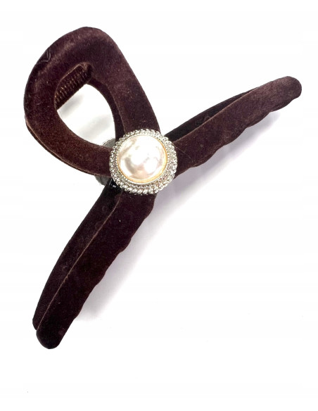 Klamra do włosów brązowa Lolita Accessories