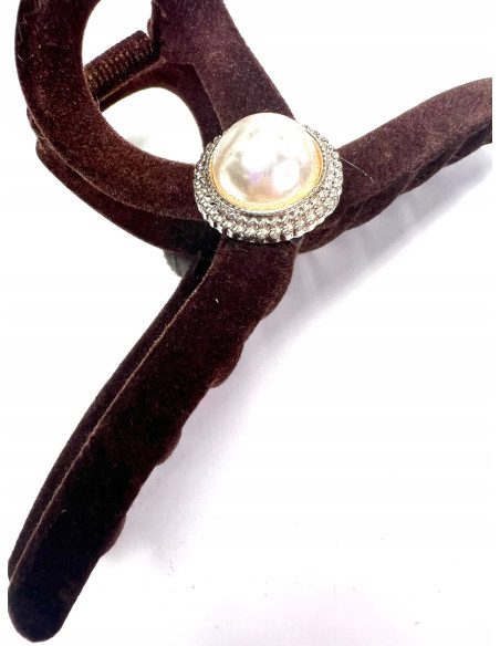 Klamra do włosów brązowa Lolita Accessories