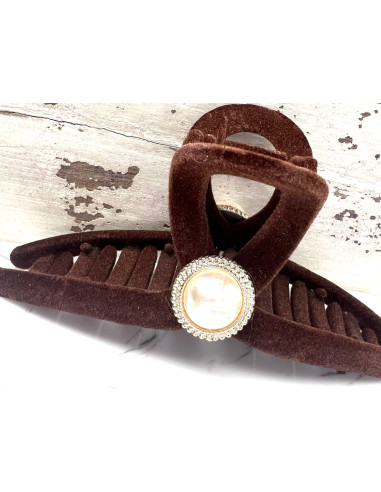 Klamra do włosów brązowa Lolita Accessories