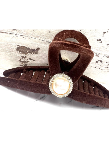 Klamra do włosów brązowa Lolita Accessories