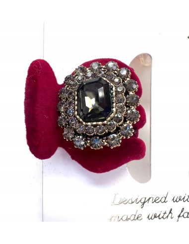 Klamra zestaw flok cyrkonie wieczorowa Zestaw 2...