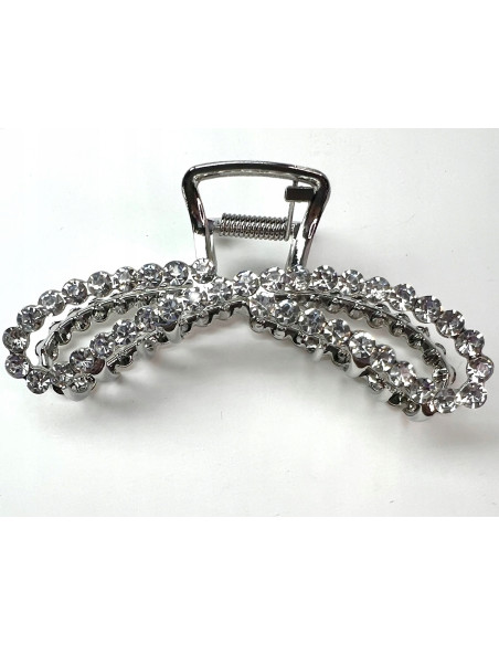 Klamra do włosów srebrna Lolita Accessories