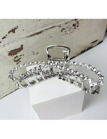 Klamra do włosów srebrna Lolita Accessories