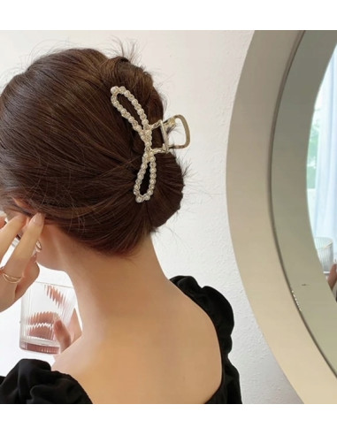 Klamra do włosów srebrna Lolita Accessories