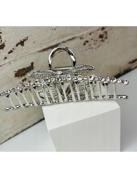 Klamra do włosów srebrna Lolita Accessories