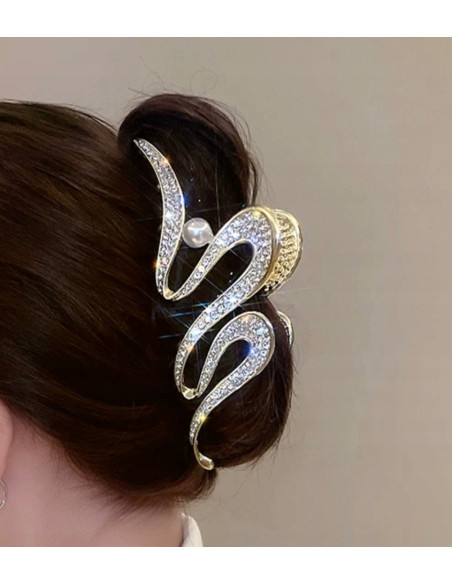 KLAMRA SZCZĘKOWA DO WŁSÓW BOGATO ZDOBIONA Lolita Accessories