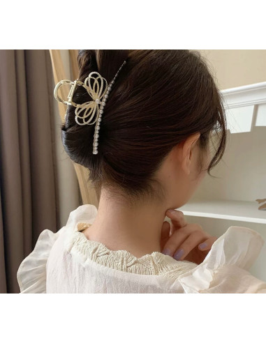 KLAMRA SZCZĘKOWA DO WŁSÓW BOGATO ZDOBIONA...