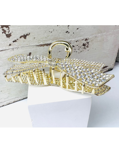 Klamra z cyrkoniami bogato zdobiona Lolita...