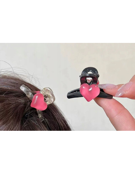 Zestaw klamerek 2 SZTUKI Serduszka Serduszko klamra Lolita Accessories