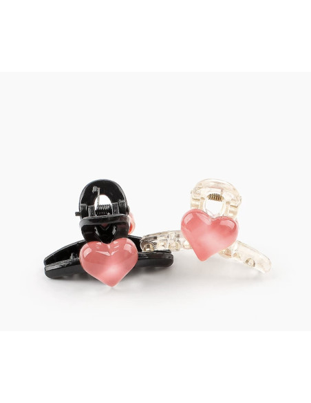 Zestaw klamerek 2 SZTUKI Serduszka Serduszko klamra Lolita Accessories