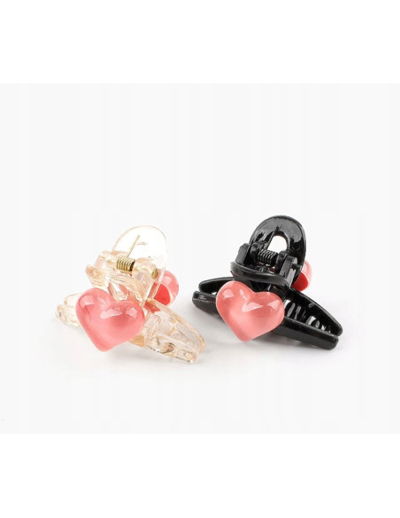 Zestaw klamerek 2 SZTUKI Serduszka Serduszko klamra Lolita Accessories
