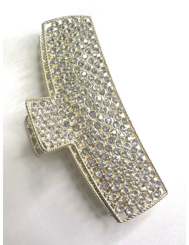 Klamra z cyrkoniami bogato zdobiona Lolita...