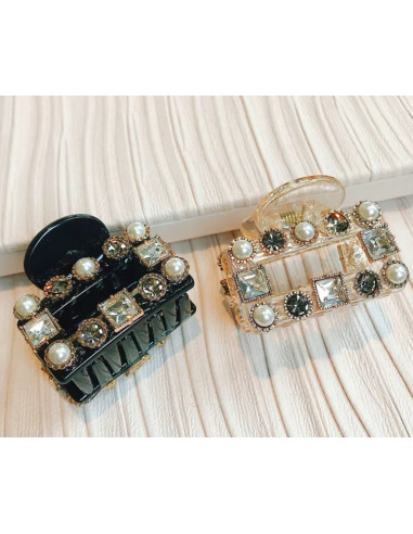 Klamra Lolita Accessories złota z kamieniami