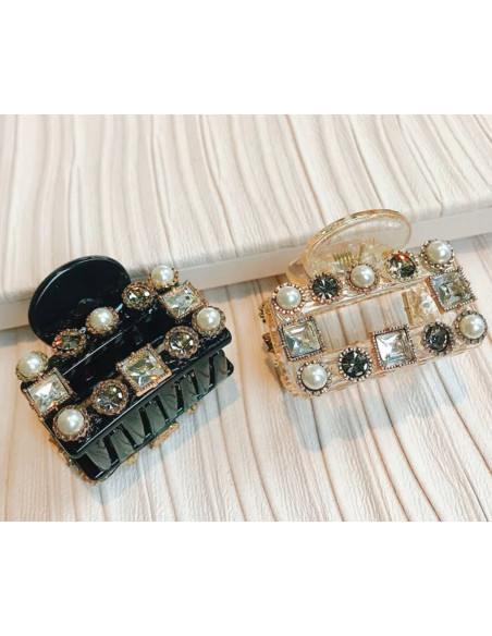 Klamra Lolita Accessories złota z kamieniami