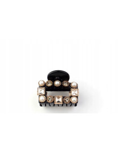 Klamra Lolita Accessories czarna z kamieniami 2