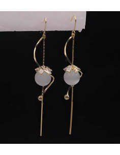 Kolczyk DŁUGIE ŚWIDERKI Z KULECZKAMI Lolita AKCESORIA...