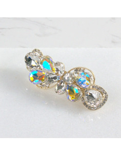 Klamra francuska kwiatek kryształki Lolita Akcesoria 2