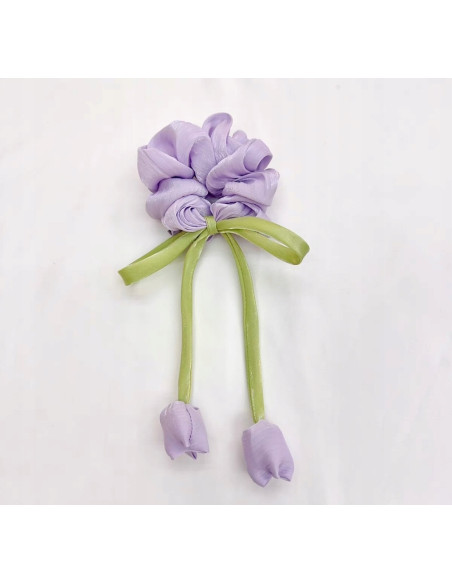 Gumka do włosów Scrunchie Gumka do włosów DLA DZIECKA TULIPANY
