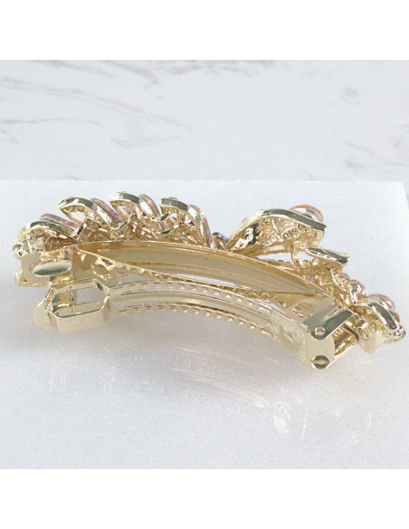 Klamra francuska kwiat kryształki Lolita Akcesoria