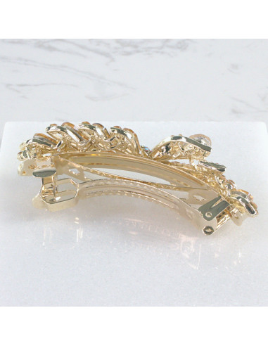 Klamra francuska kwiat kryształki Lolita Akcesoria