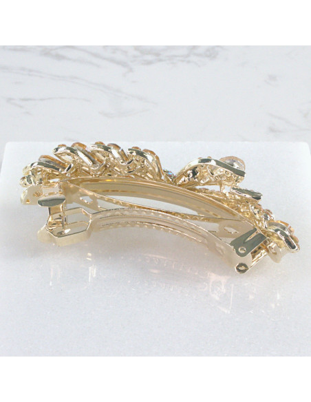 Klamra francuska kwiat kryształki Lolita Akcesoria