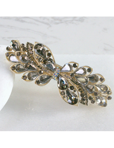 Klamra francuska kwiat kryształki Lolita Akcesoria