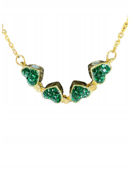 Naszyjnik ze stali chirurgicznej Lolita Accessories Złoty Złote Serce