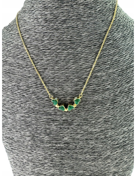 Naszyjnik ze stali chirurgicznej Lolita Accessories Złoty Złote Serce