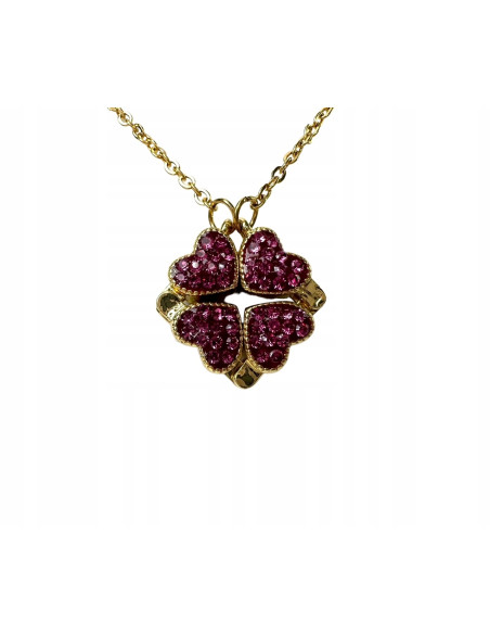 Naszyjnik ze stali chirurgicznej Lolita Accessories Złoty Złote Serce