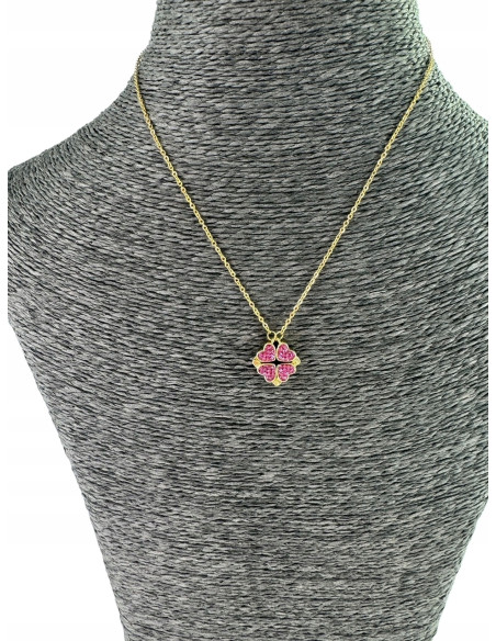 Naszyjnik ze stali chirurgicznej Lolita Accessories Złoty Złote Serce