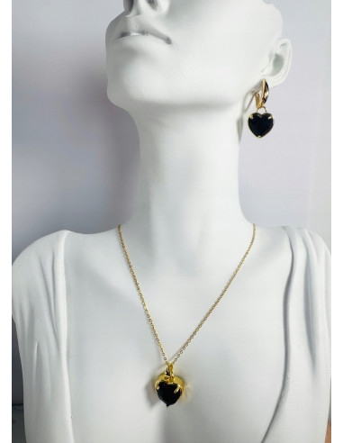 Komplet Naszyjnik z zawieszką STAL CHIRURGICZNA...