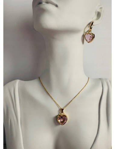 Komplet Naszyjnik z zawieszką STAL CHIRURGICZNA...