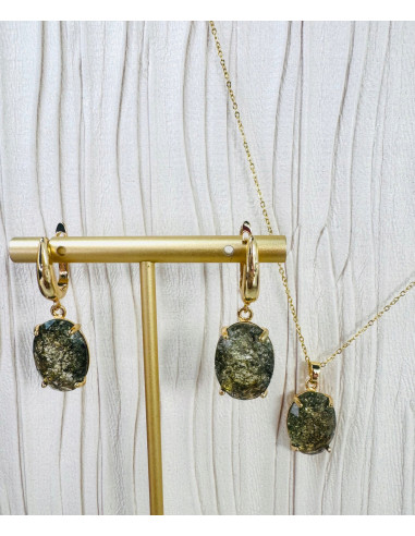 Komplet Naszyjnik z zawieszką STAL CHIRURGICZNA...