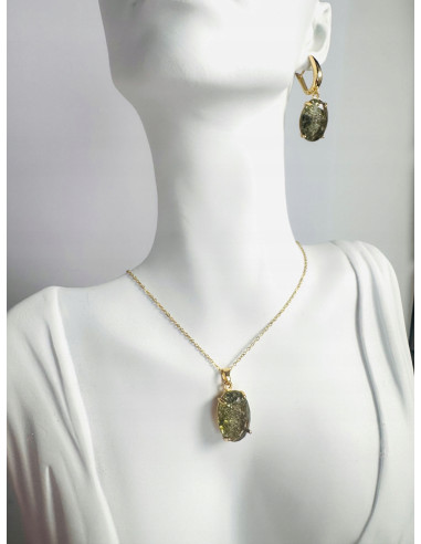 Komplet Naszyjnik z zawieszką STAL CHIRURGICZNA...