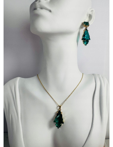 Komplet Naszyjnik z zawieszką STAL CHIRURGICZNA...